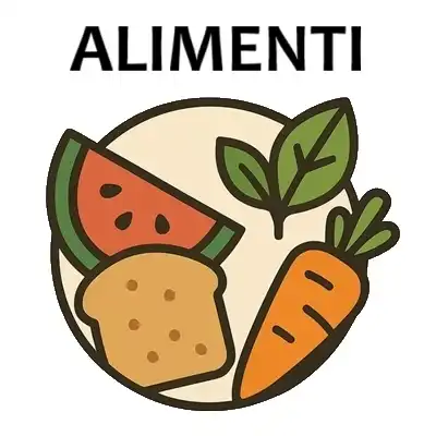 Icona di un cibo sano e sostenibile